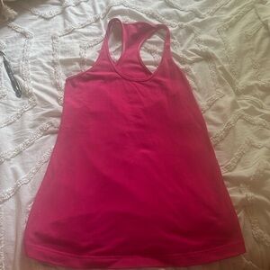 LULULEMON PINK TANK TOP (raced back tank top)